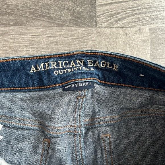 American Eagle Distressed Super Stretch X Skinny Denim Jeans - Picture 4 of 9